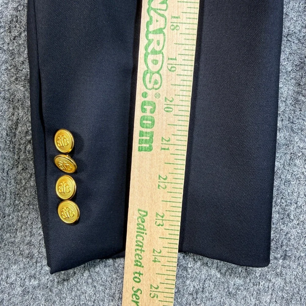 Brooks Brothers Country Club Madison Blazer Mens 44 Navy Saxon Gold Button USA